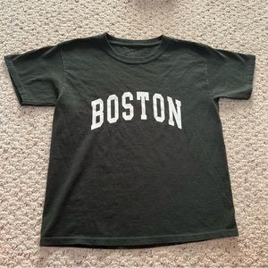 Brandy Melville Black 'Boston' T-Shirt